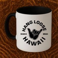 Hang Loose Shaka Brah Hawaii Coffee Mug thumb 2