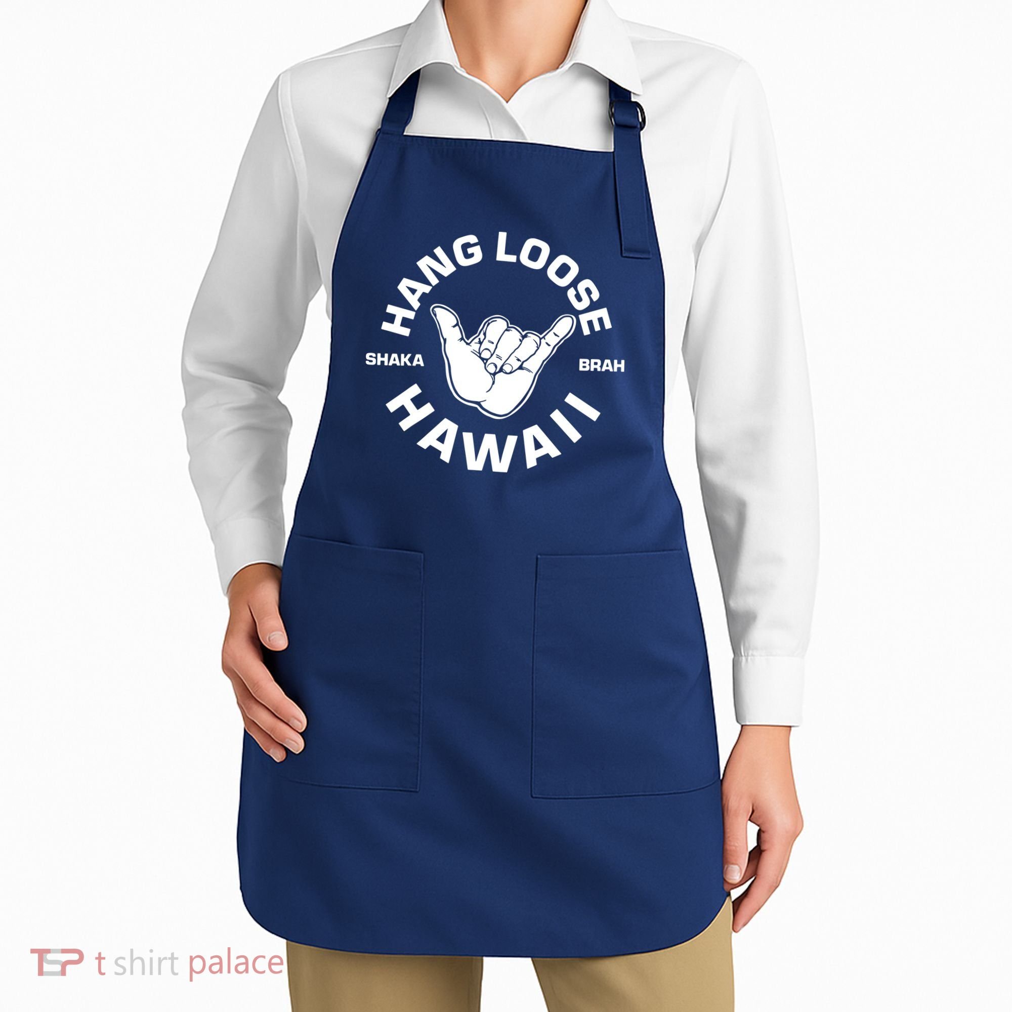 Hang Loose Shaka Brah Hawaii Apron
