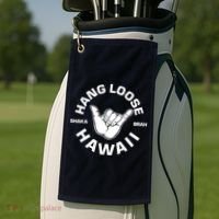 Hang Loose Shaka Brah Hawaii Golf Towel thumb 2