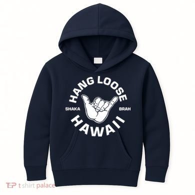 Hang Loose Shaka Brah Hawaii Kids Hoodie