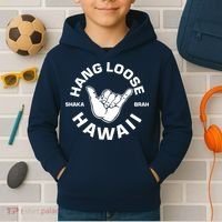 Hang Loose Shaka Brah Hawaii Kids Hoodie thumb 2