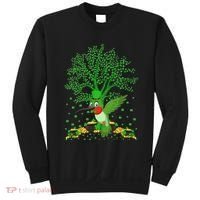 Hummingbird Lover Shamrock Tree Hummingbird St Patrick's Day Sweatshirt thumb 0
