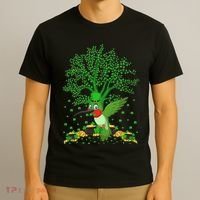 Hummingbird Lover Shamrock Tree Hummingbird St Patrick's Day T-Shirt thumb 3