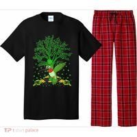 Hummingbird Lover Shamrock Tree Hummingbird St Patrick's Day Pajama Set thumb 0