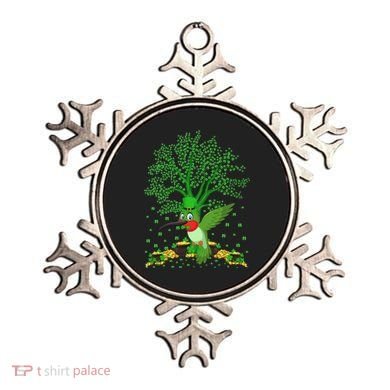 Hummingbird Lover Shamrock Tree Hummingbird St Patrick's Day Ornament
