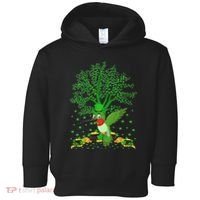 Hummingbird Lover Shamrock Tree Hummingbird St Patrick's Day Toddler Hoodie thumb 0