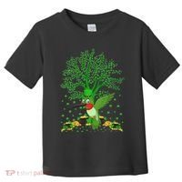 Hummingbird Lover Shamrock Tree Hummingbird St Patrick's Day Toddler T-Shirt thumb 0