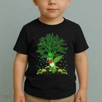 Hummingbird Lover Shamrock Tree Hummingbird St Patrick's Day Toddler T-Shirt thumb 2