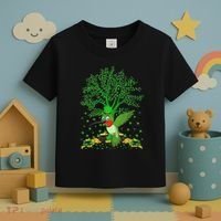 Hummingbird Lover Shamrock Tree Hummingbird St Patrick's Day Toddler T-Shirt thumb 3