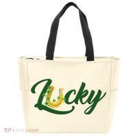 Horseshoe Lucky St Patrick's Day Tote Bag thumb 0