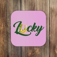 Horseshoe Lucky St Patrick's Day Coaster thumb 0