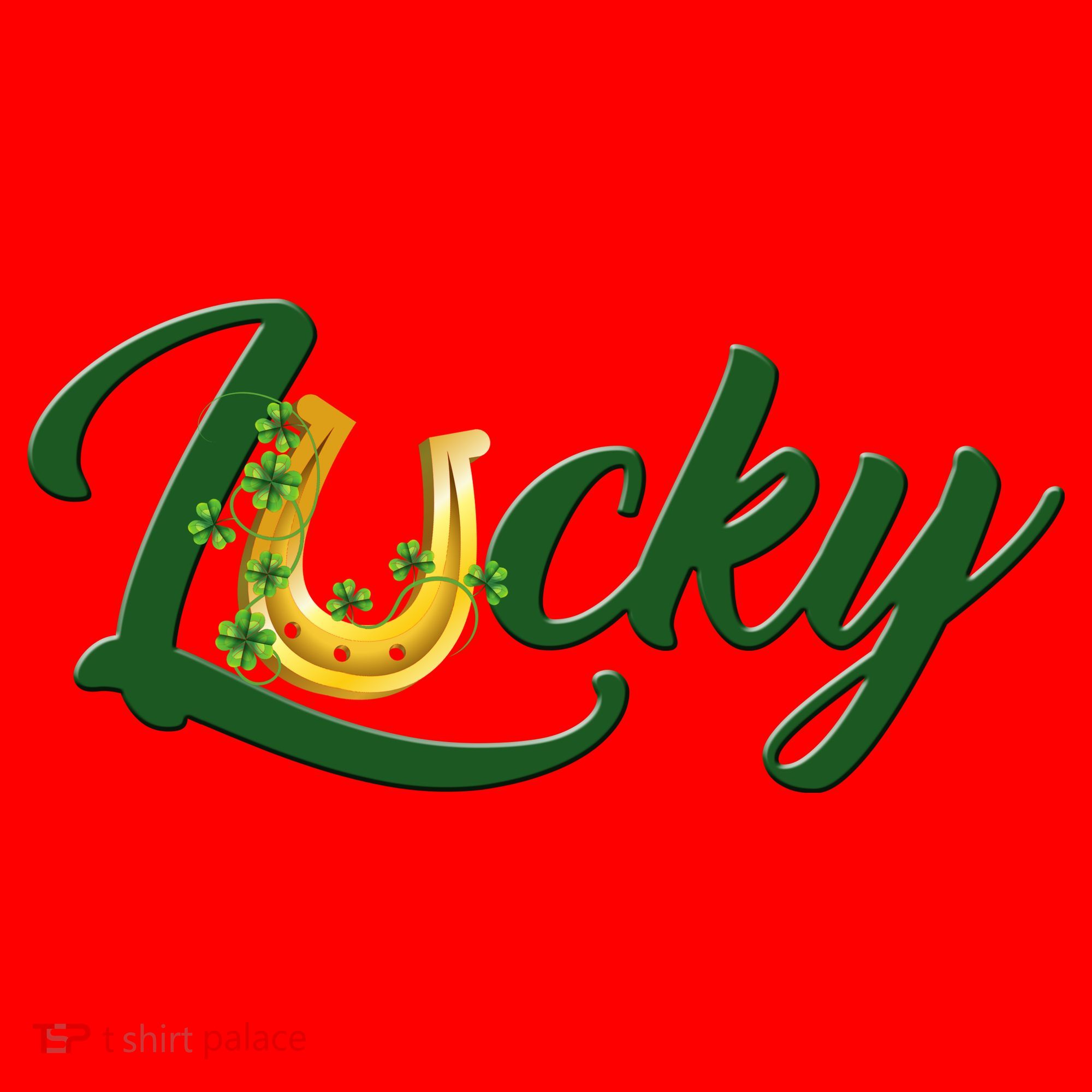 Horseshoe Lucky St Patrick's Day Santa Hat
