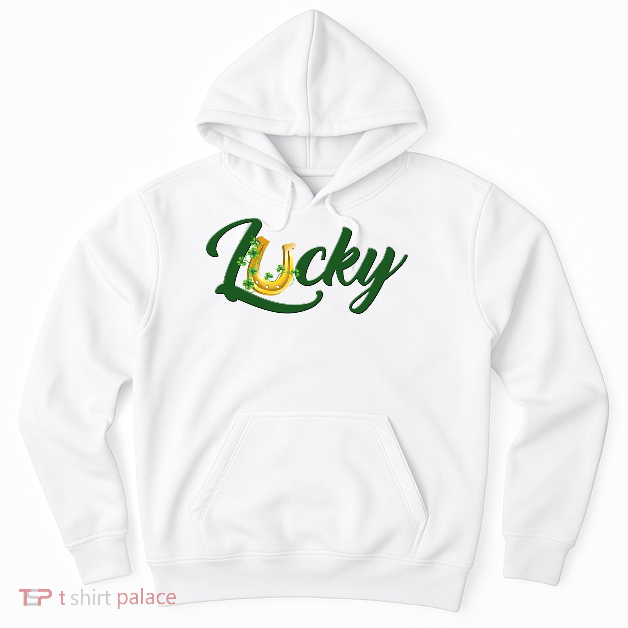 Horseshoe Lucky St Patrick's Day Hoodie