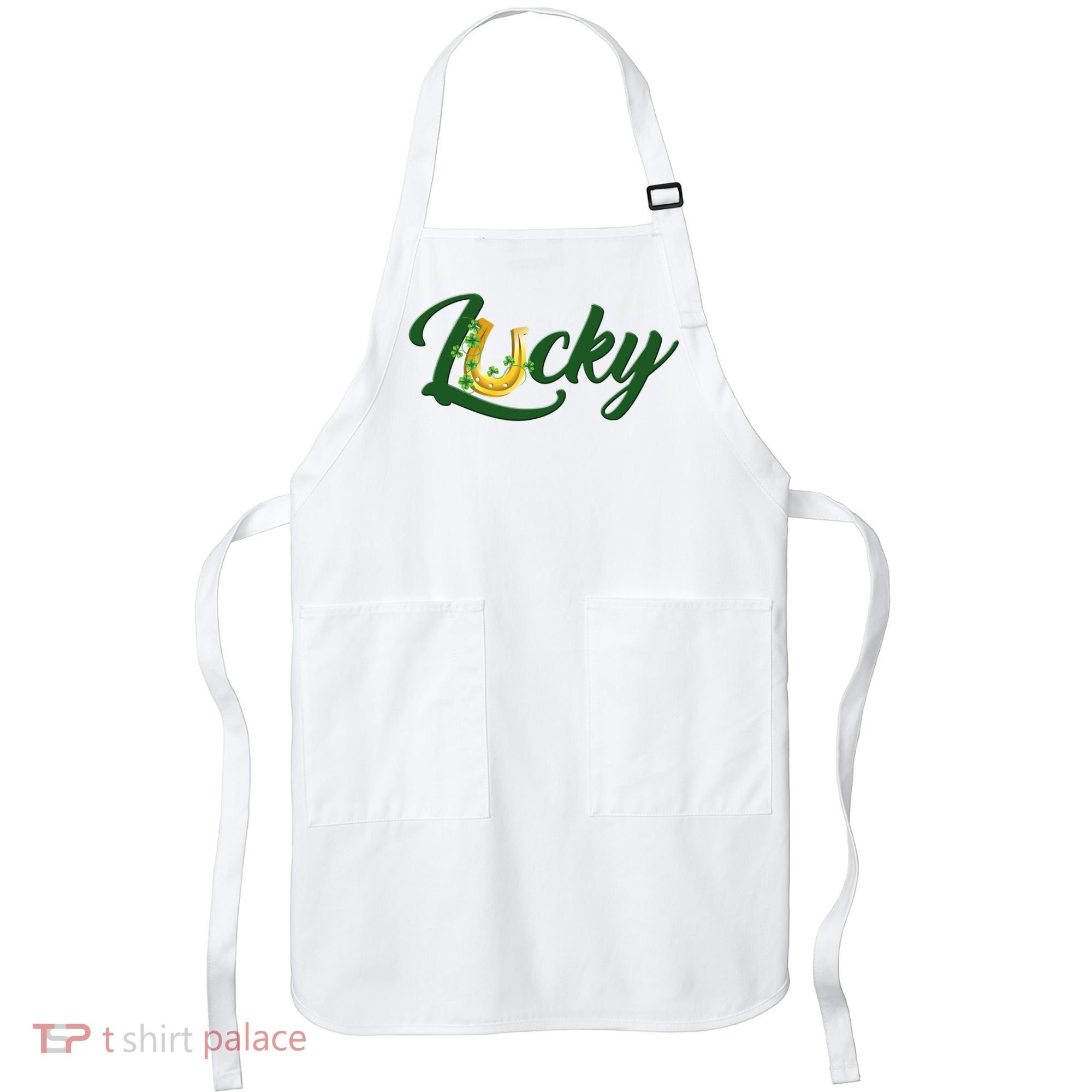 Horseshoe Lucky St Patrick's Day Apron