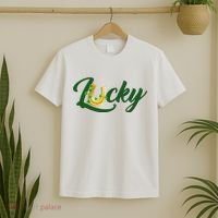 Horseshoe Lucky St Patrick's Day T-Shirt thumb 2