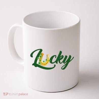 Horseshoe Lucky St Patrick's Day Coffee Mug