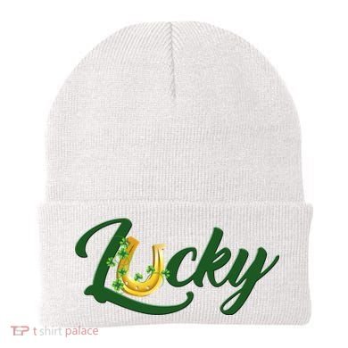 Horseshoe Lucky St Patrick's Day Beanie