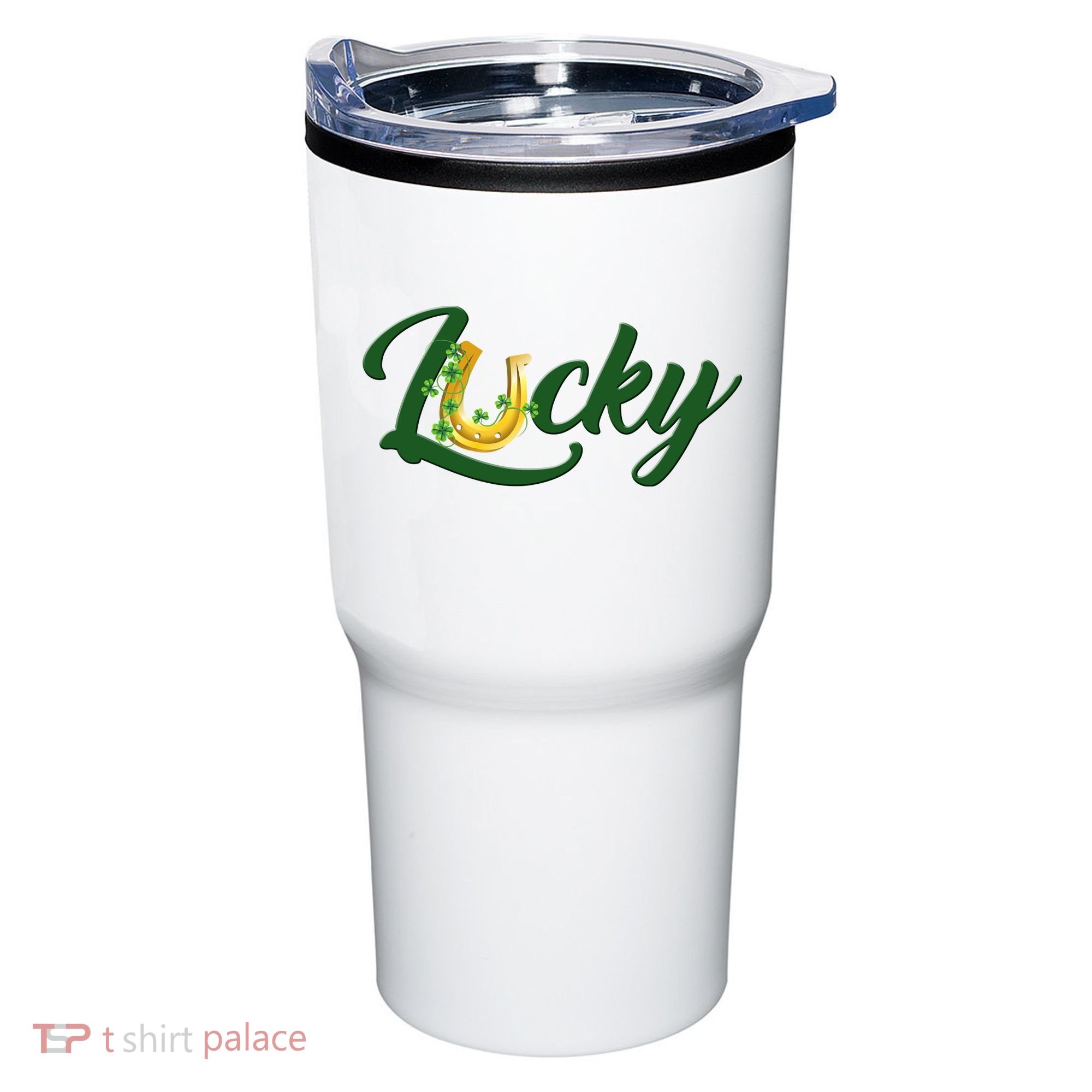Horseshoe Lucky St Patrick's Day Tumbler