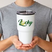 Horseshoe Lucky St Patrick's Day Tumbler thumb 2