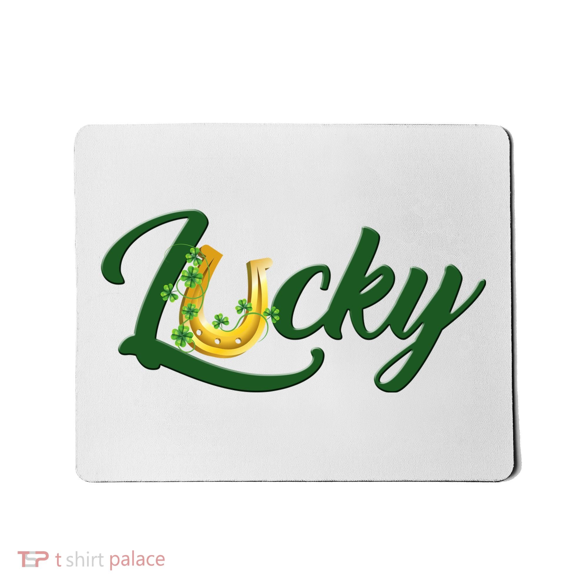 Horseshoe Lucky St Patrick's Day Mousepad