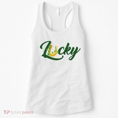 Horseshoe Lucky St Patrick's Day Women's Tank Top