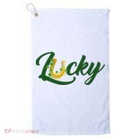Horseshoe Lucky St Patrick's Day Golf Towel thumb 0