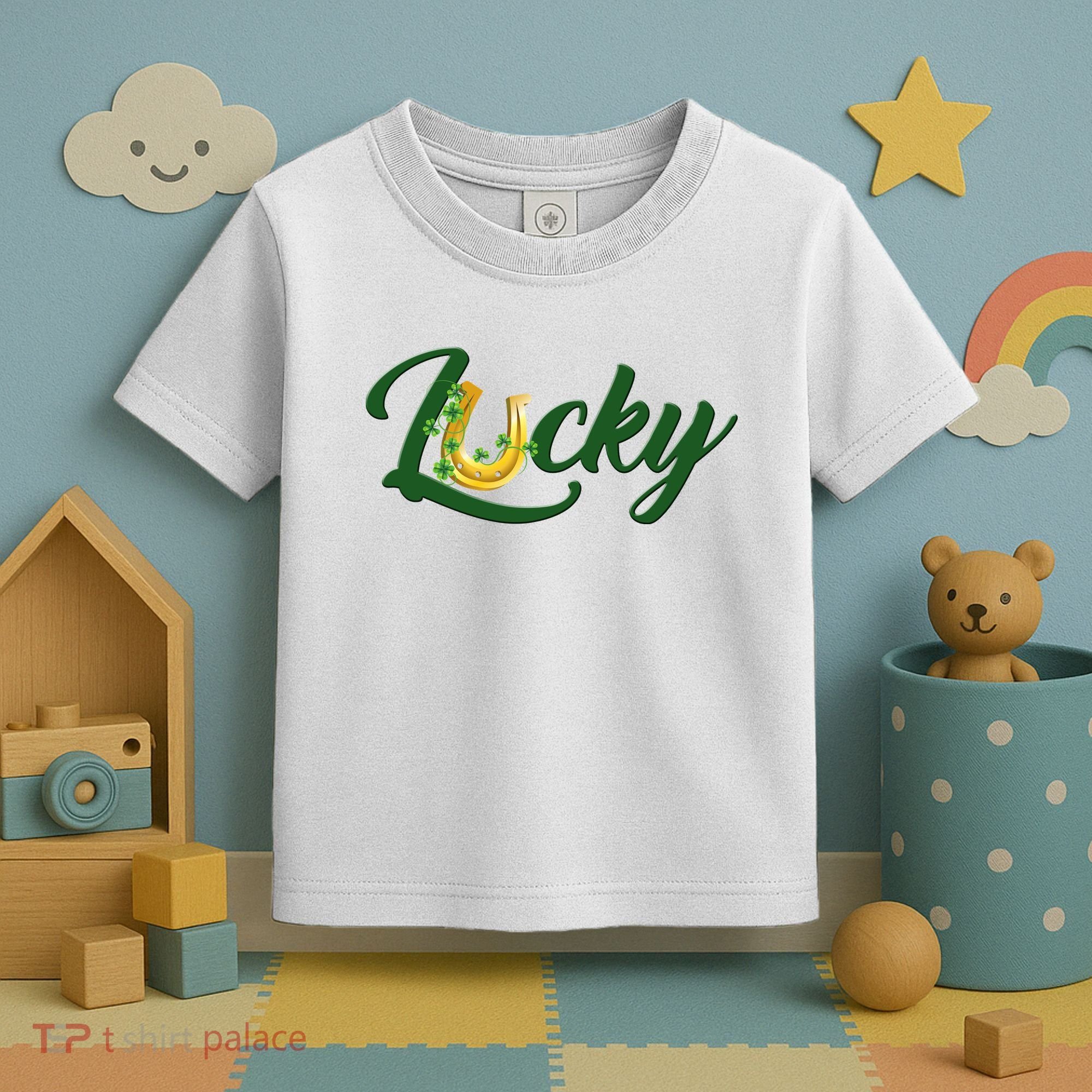 Horseshoe Lucky St Patrick's Day Toddler T-Shirt