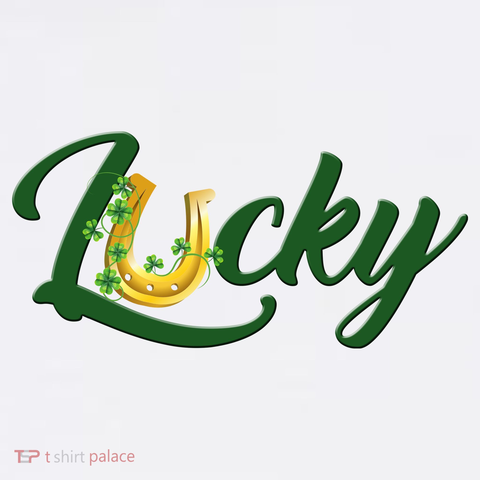 Horseshoe Lucky St Patrick's Day Women's T-Shirt