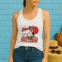 Hootin Leads To Hollerin Owl Cowboy Western Owl Cowboy Women's Tank Top thumb 2
