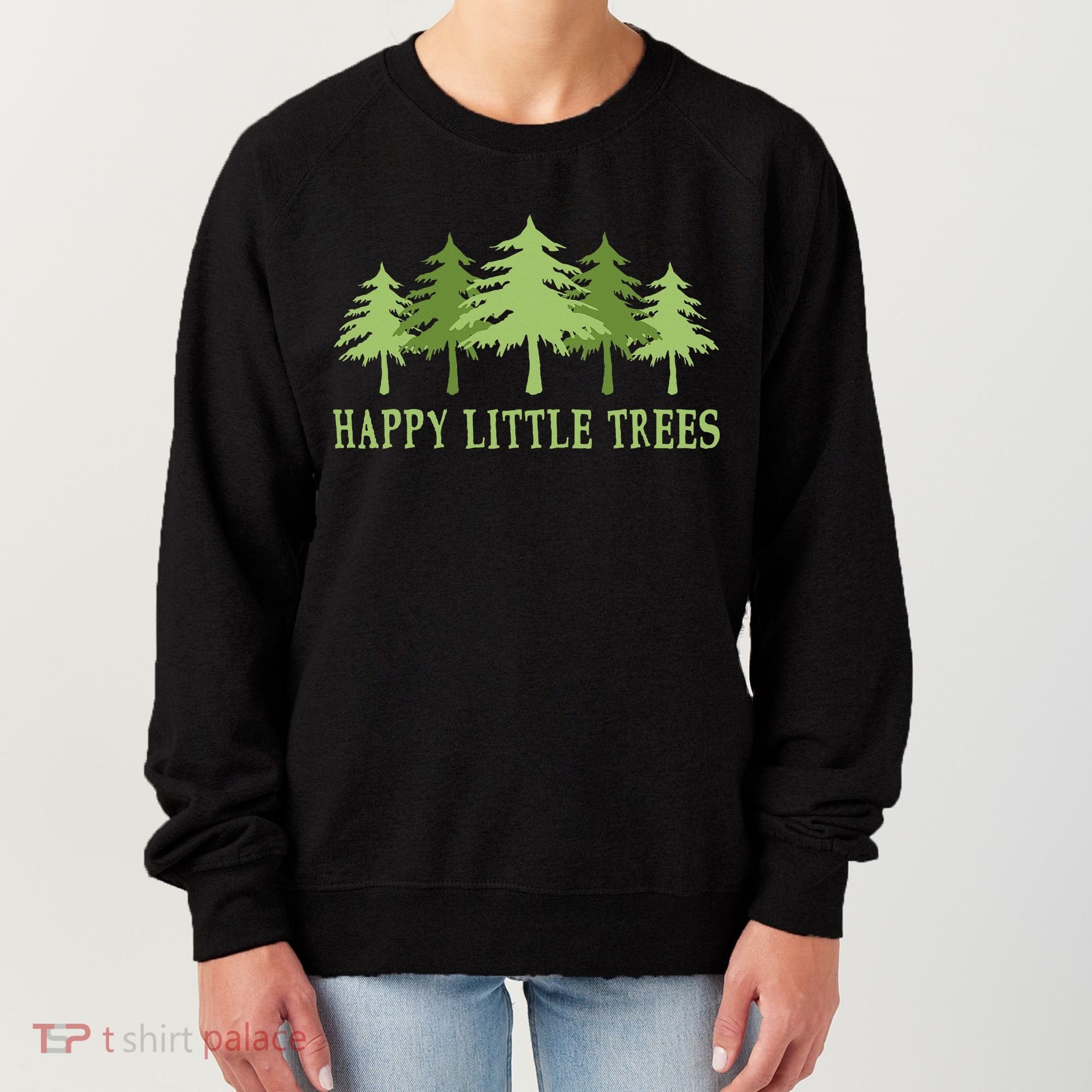 Happy Little Trees Women's Sweatshirt