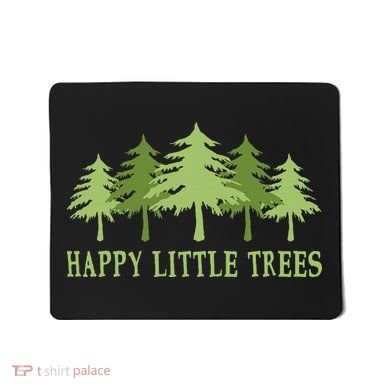 Happy Little Trees Mousepad