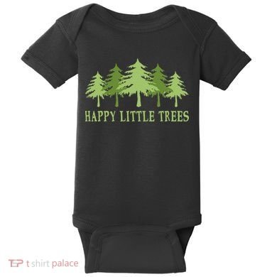 Happy Little Trees Baby Bodysuit