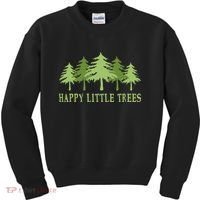 Happy Little Trees Kids Sweatshirt thumb 0