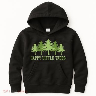 Happy Little Trees Kids Hoodie