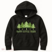 Happy Little Trees Kids Hoodie thumb 0