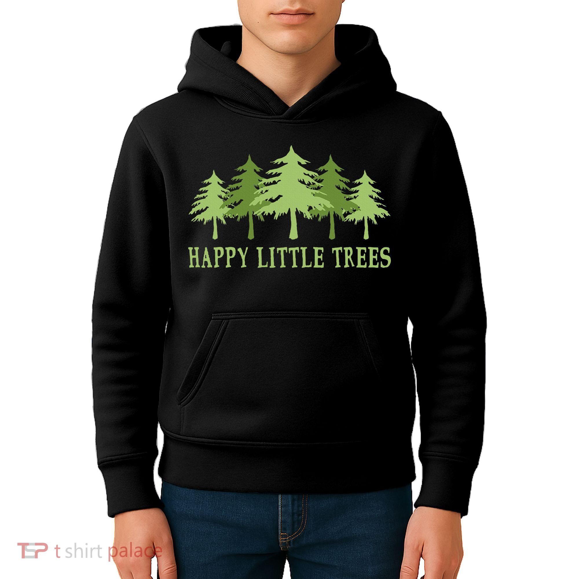 Happy Little Trees Kids Hoodie
