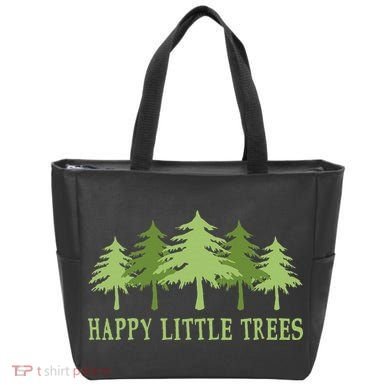 Happy Little Trees Tote Bag