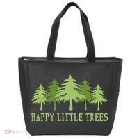 Happy Little Trees Tote Bag thumb 0