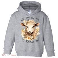 He Left The 99 To Rescue Me Jesus Saves Never Abandon You Toddler Hoodie thumb 0