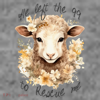 He Left The 99 To Rescue Me Jesus Saves Never Abandon You Toddler Hoodie thumb 2