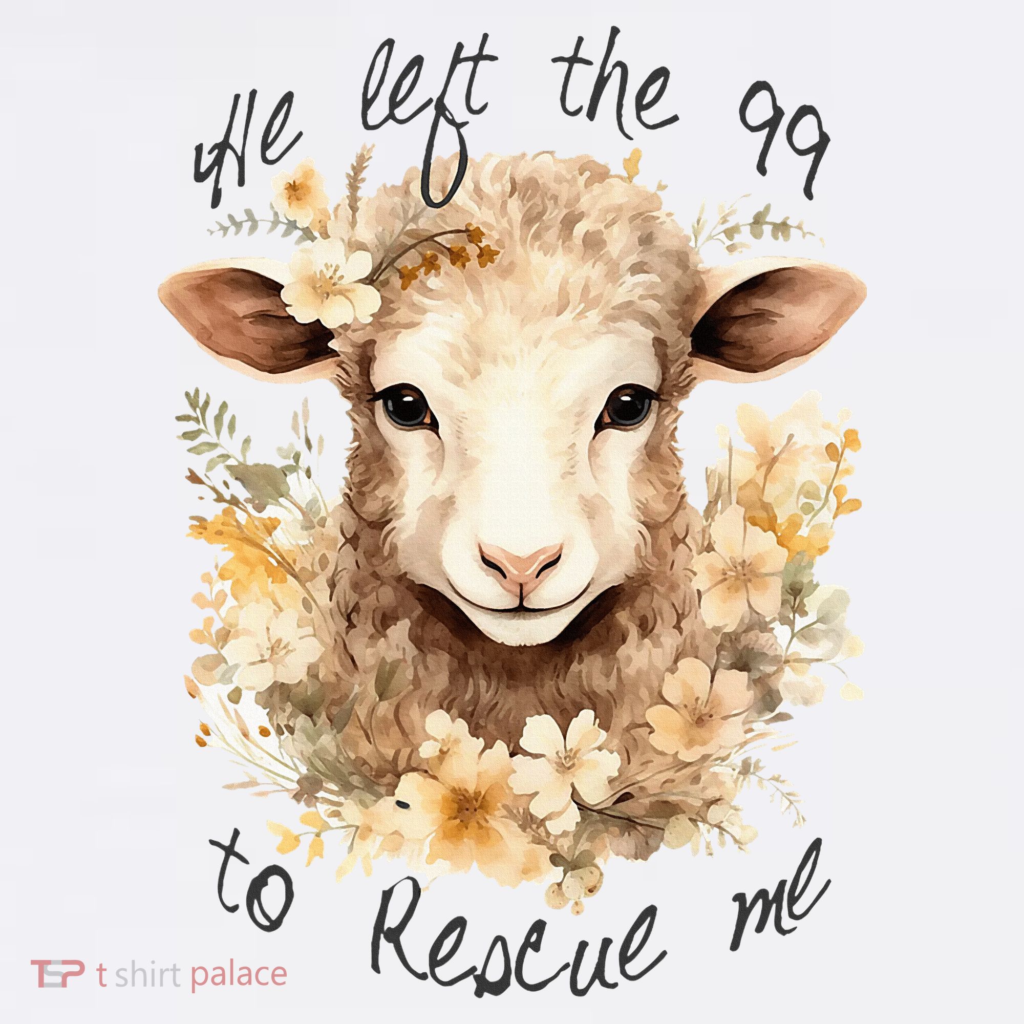 He Left The 99 To Rescue Me Jesus Saves Never Abandon You Tank Top
