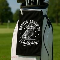 Hootin Leads To Hollerin Golf Towel thumb 2