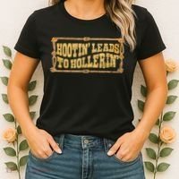 Hootin Leads To Hollerin Groovy Women's T-Shirt thumb 2