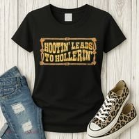 Hootin Leads To Hollerin Groovy Women's T-Shirt thumb 3