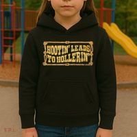 Hootin Leads To Hollerin Groovy Kids Hoodie thumb 3