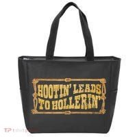 Hootin Leads To Hollerin Groovy Tote Bag thumb 0