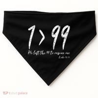 He Left The 99 To Rescue Me Luke Christian Grace USA-Made Doggie Bandana thumb 0