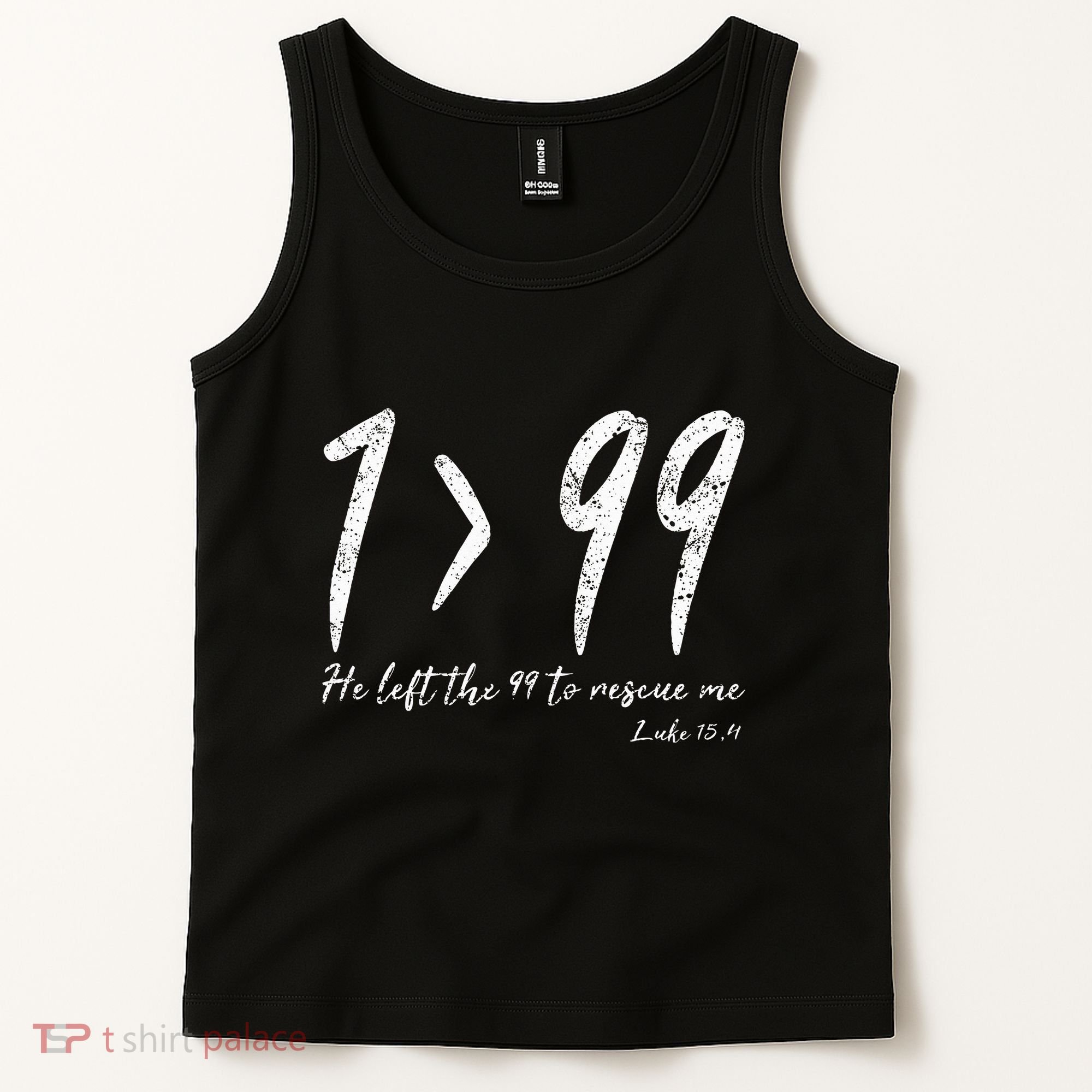 He Left The 99 To Rescue Me Luke Christian Grace Tank Top
