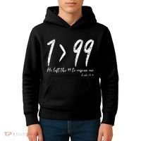 He Left The 99 To Rescue Me Luke Christian Grace Kids Hoodie thumb 4