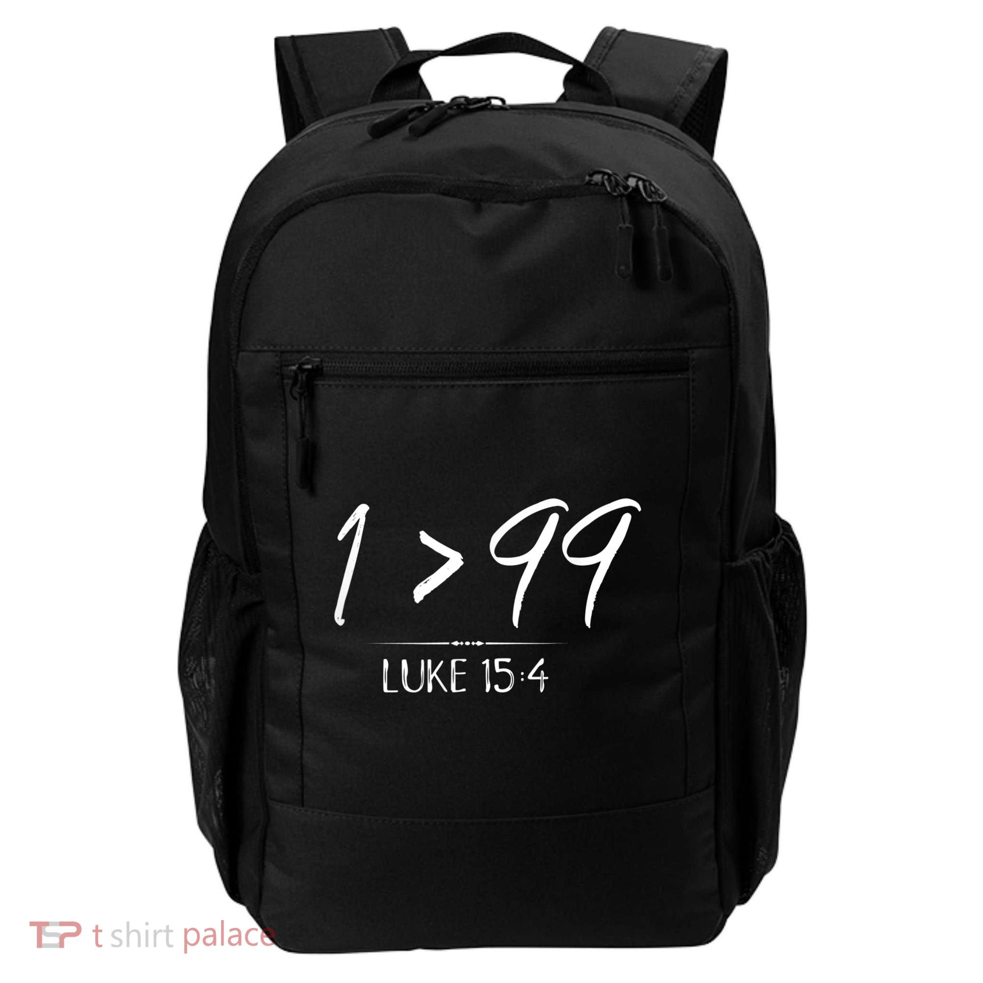 He Left The 99 To Rescue Me Christian Luke Sheep Gift Backpack